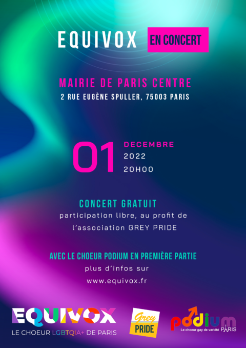 1er décembre – Concert à la Mairie Paris Centre