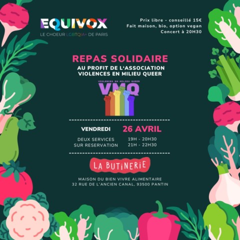 26 avril 2024 – Repas solidaire